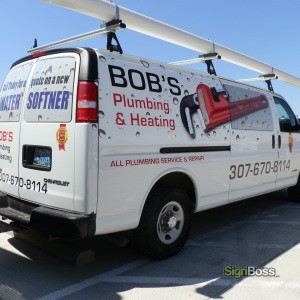 Bob’s Plumbing – Fleet Vehicles & Partial Wrap