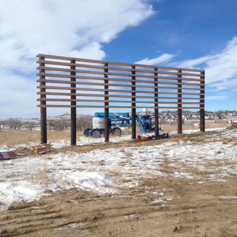 Installing billboard frame in Laurel MT