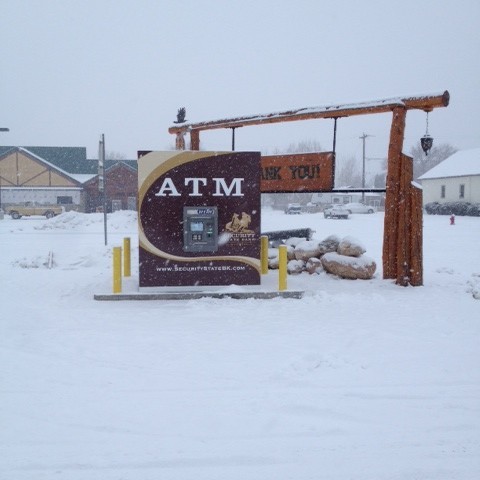 Security State Bank Greybull ATM Wrap