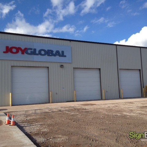 Joy Global Dimensional LED Letters