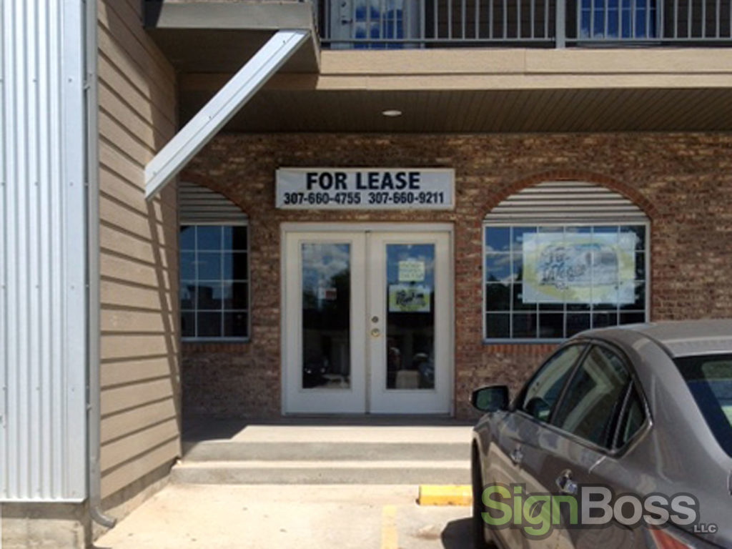 lightbox cabinet sign and pylon tenant panels in Gillette WY