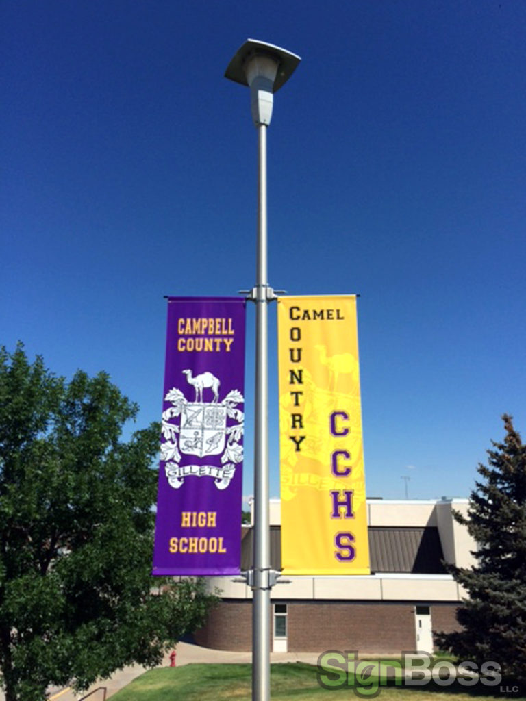 Pole Banners: Show Your Colors, Celebrate and Advertise SignBoss LLC