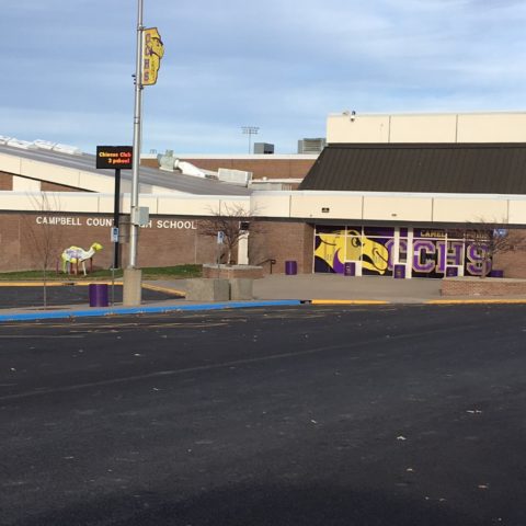 School Exterior Graphics Gillette WY