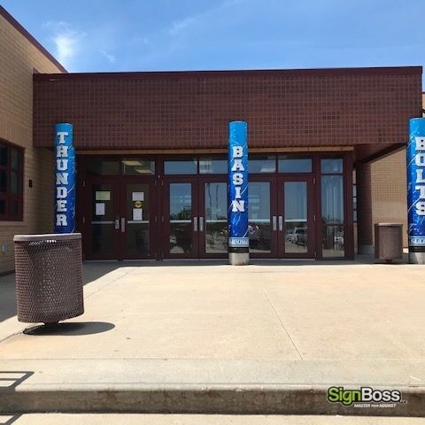 School Exterior Graphics Gillette WY