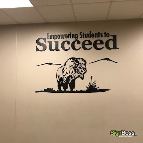 3D Lettering and Graphics for Schools in Gillette WY