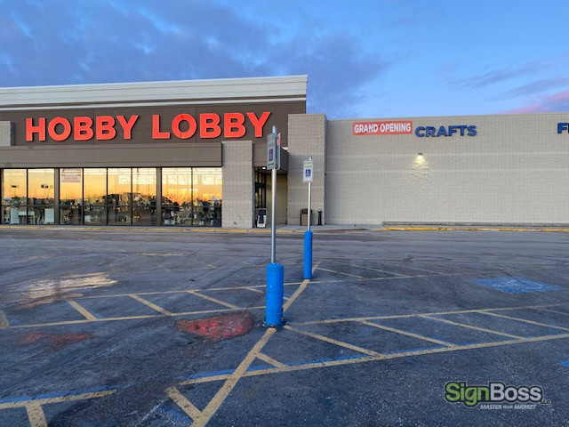 Channel Letters and Banners for New Stores in Gillette WY