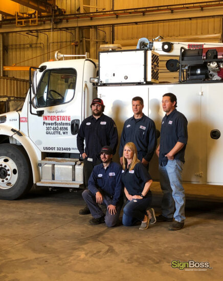 Two Companies Collaborate on a Truck Wrap in Gillette WY