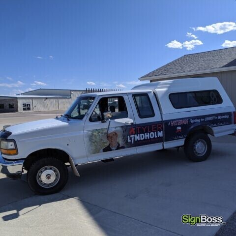 Vehicle Graphics for Political Campaigns in Sundance WY