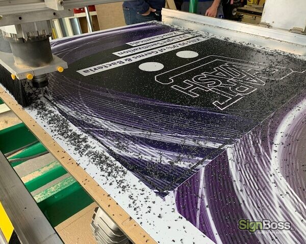 CNC Routed Dibond Signs in Gillette WY