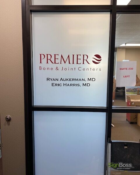 Office Window Graphics in Gillette WY