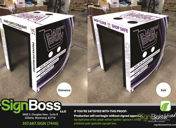 Vinyl Graphics for Sanitizing Stations in Gillette WY