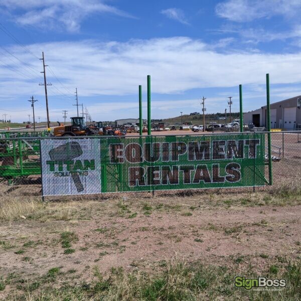 Advertise with Coroplast Fence Slats in Gillette WY