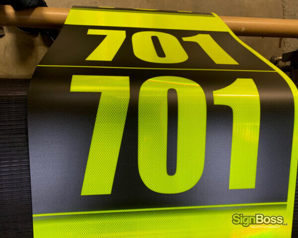 Printing Reflective Numbers for Mines Nationwide