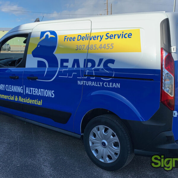 Ford Transit Connect van graphics in Gillette WY