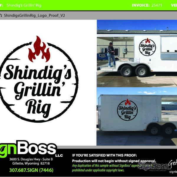 Vehicle Graphic Design Proofs in Gillette WY