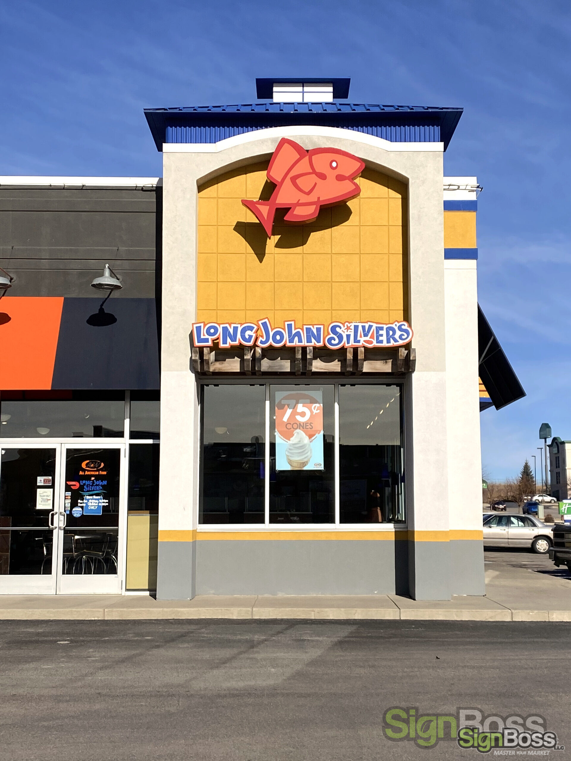 Illuminated Building Sign Installation in Gillette WY