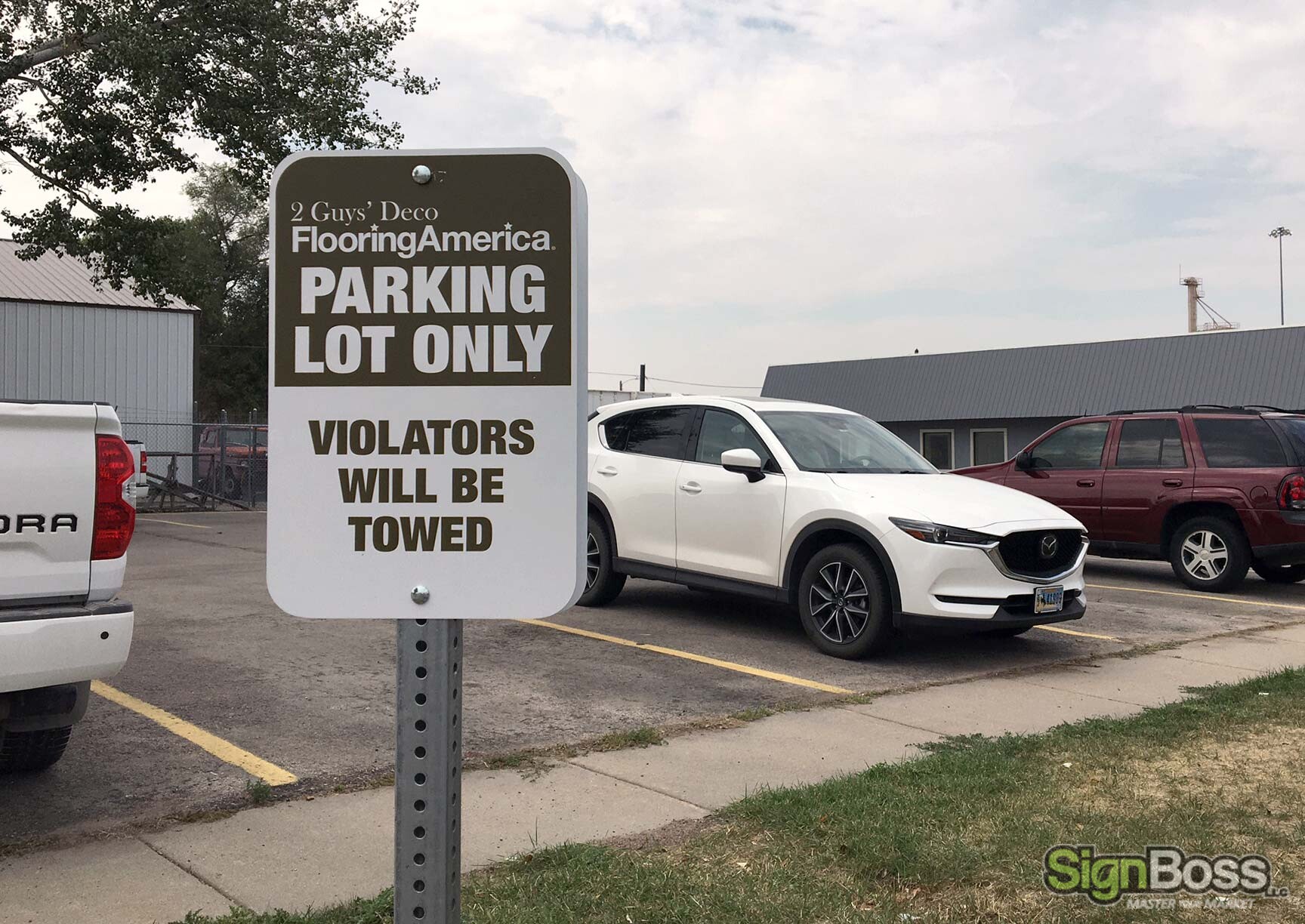 Reserved Parking Lot Signs in Gillette WY