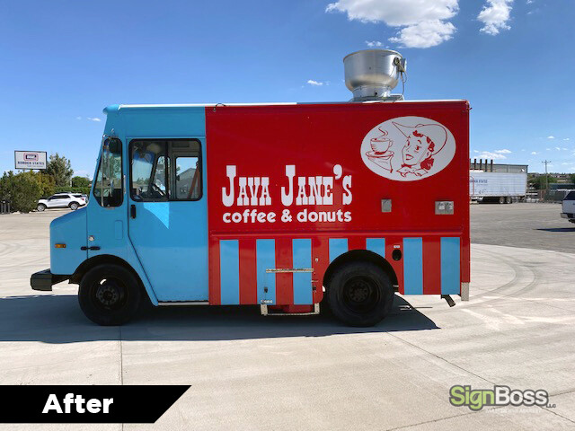 Food truck graphics in Buffalo WY