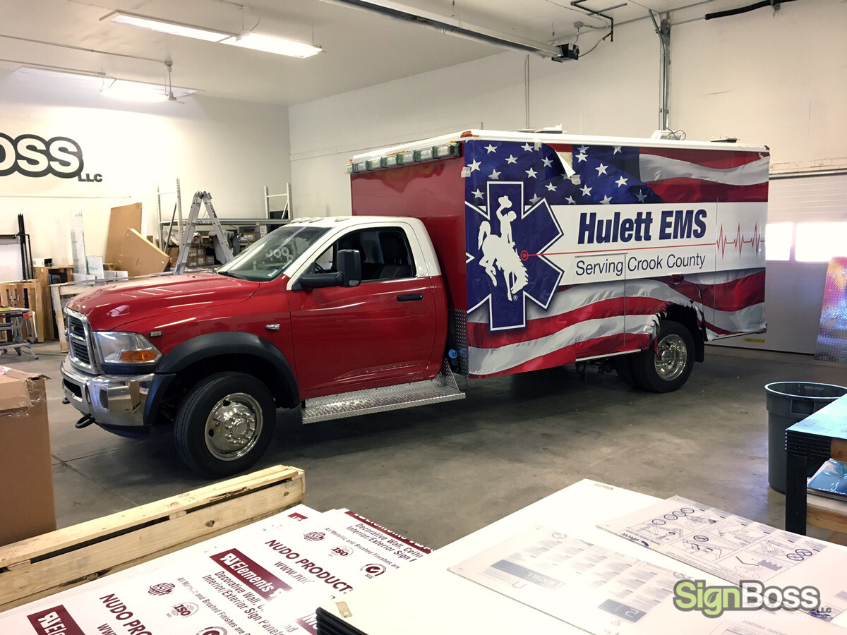 Ambulance Wraps in Crook County WY