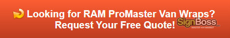 Free quote on RAM ProMaster Van Wraps