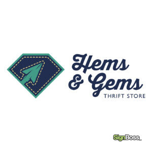 Hems & Gems Logo Design