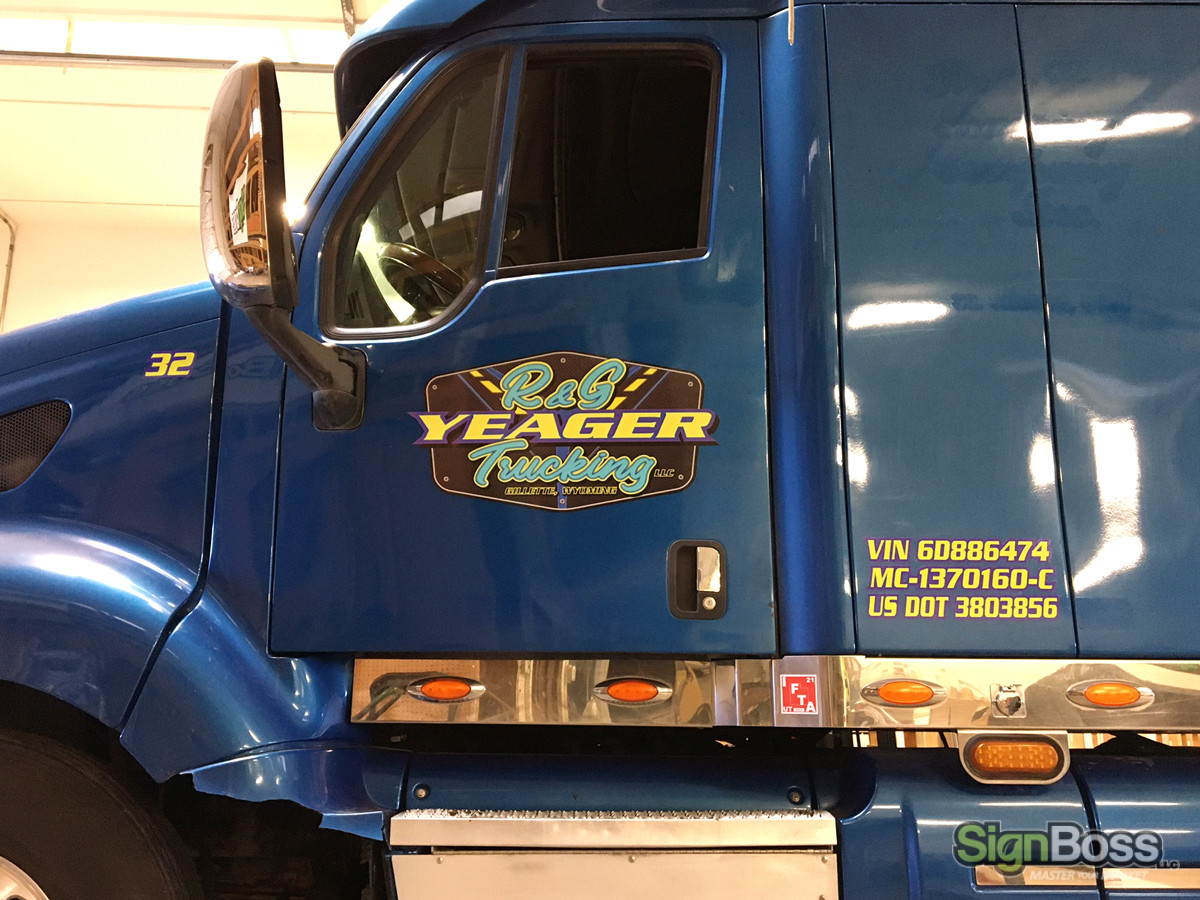 Decals for Trucking Companies in Gillette WY